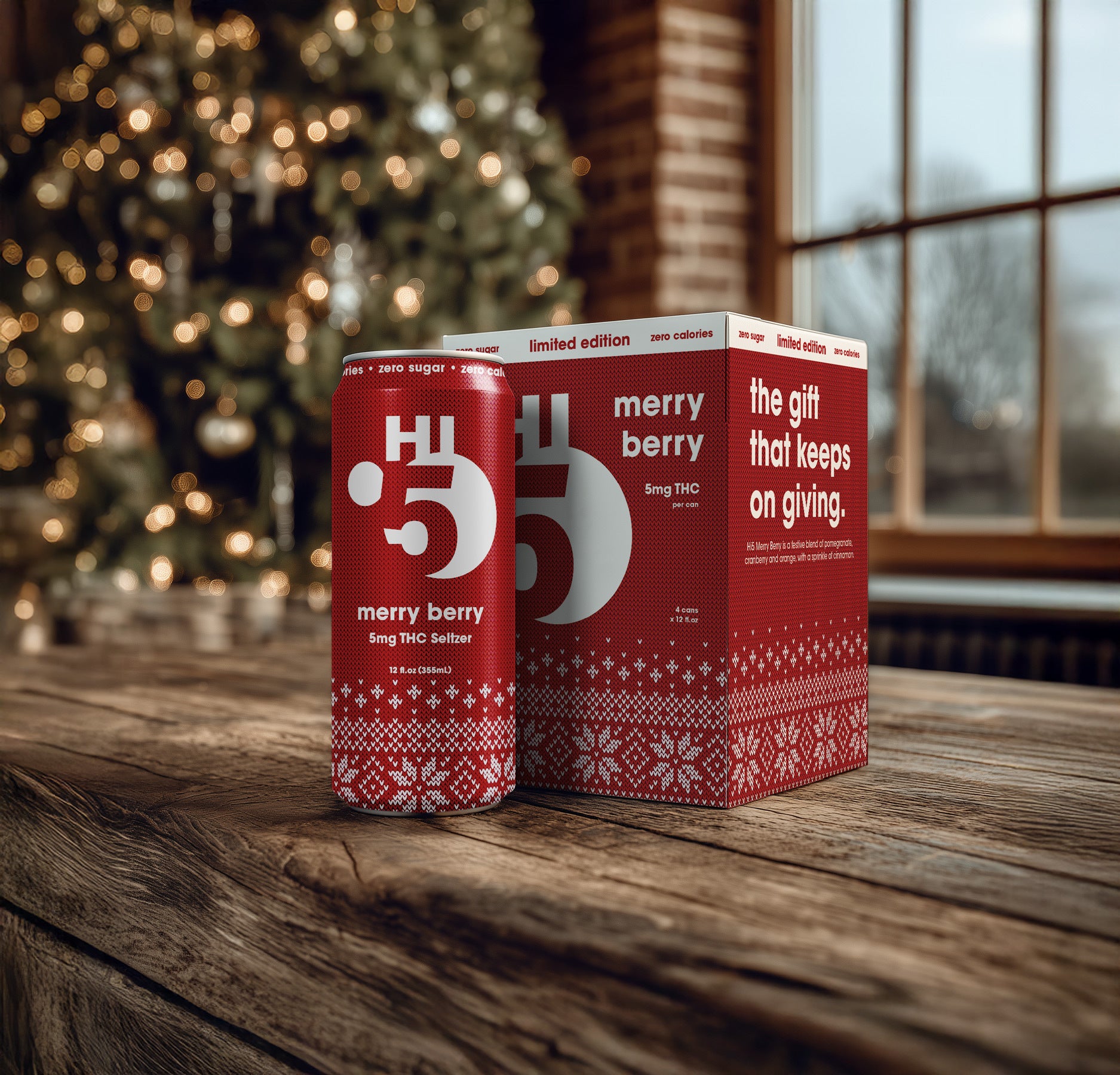 Black Cherry Seltzer | Shop Hi5 Infused Seltzer | THC Drinks